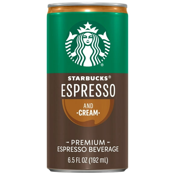 Starbucks Doubleshot Espresso & Cream Premium Iced Coffee Drink, 6.5 fl oz Can
