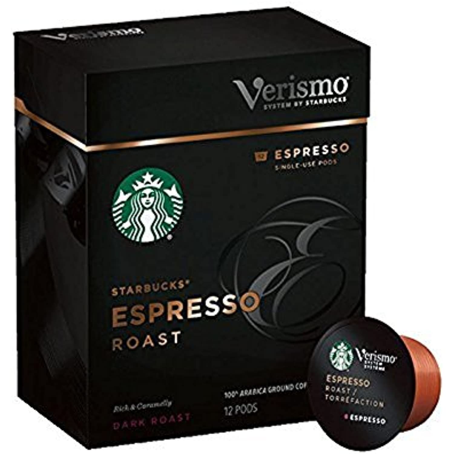 Starbucks Espresso Roast Verismo Pods,120.28 Oz