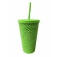 thumbnail image 1 of Starbucks Fall 2021 Neon Green Studded Bling 16 oz Grande Tumblr, 1 of 1