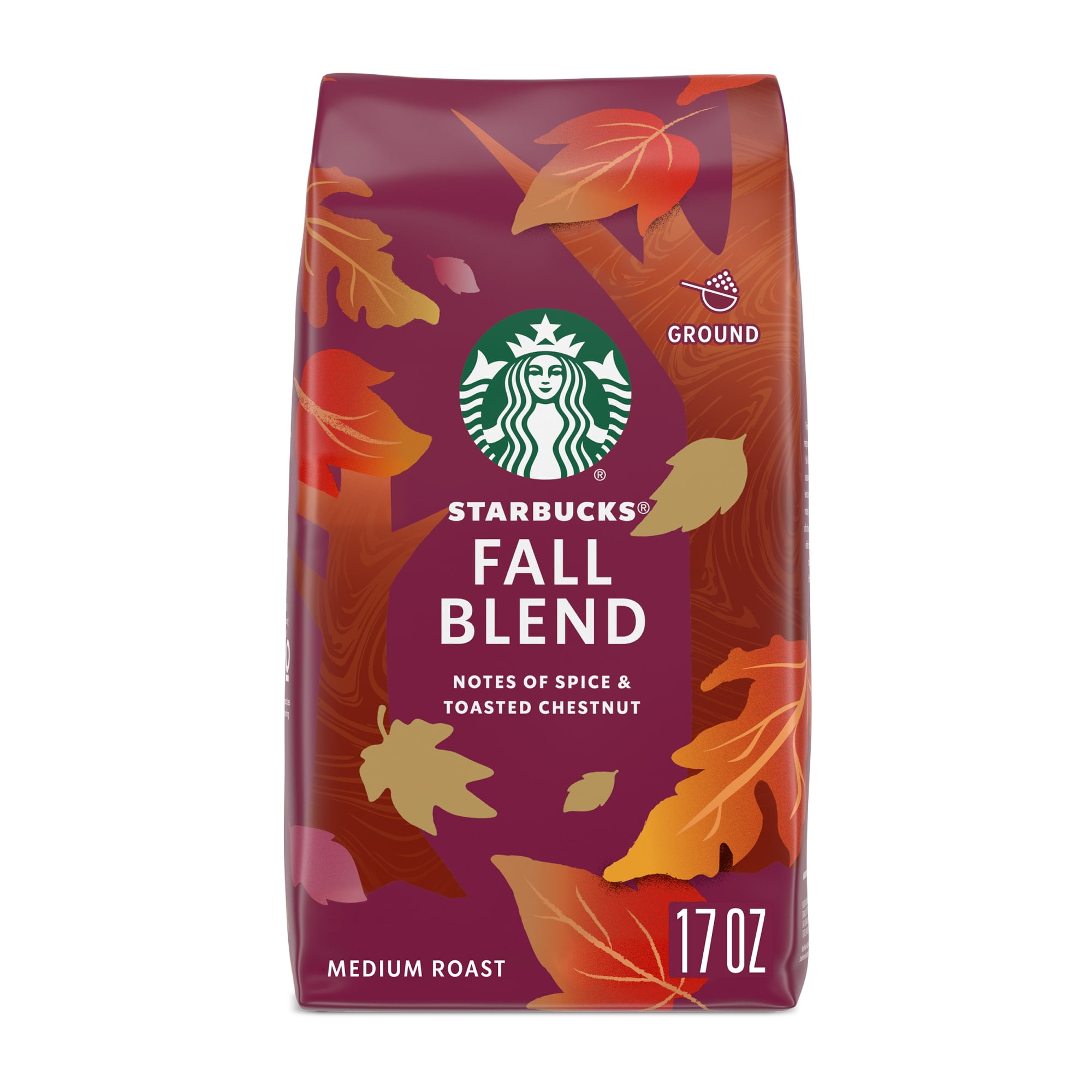 コーヒー STARBUCKS FALL BLEND Starbucks Premium Seasonal Fall Blend, Medium Roast Ground Coffee
