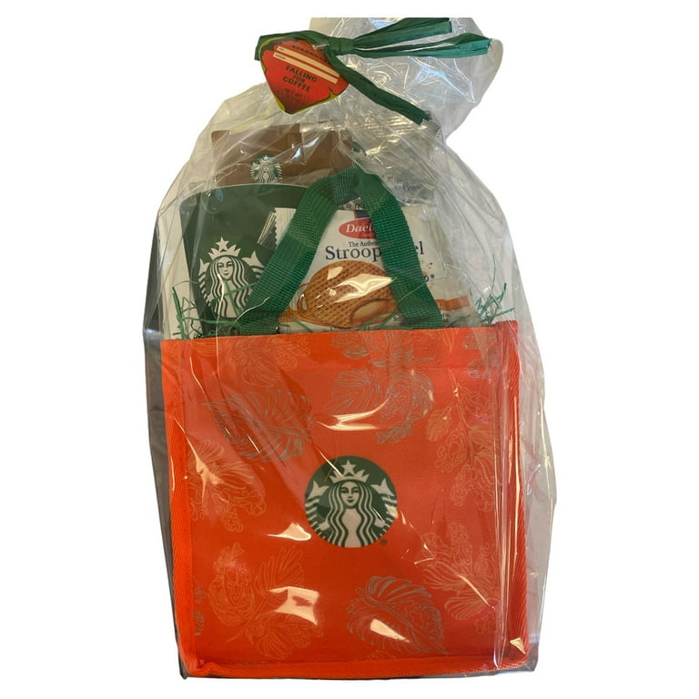 Starbucks Fall Gift Bag Set Mug Tote Pike Coffee Cocoa Smore Topper Wafer