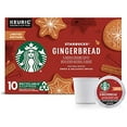 thumbnail image 1 of Starbucks Flavored Coffee K-Cup Pods — Gingerbread for Keurig Brewers — Holiday Limited Edition — 1 box (10 pods), 1 of 7