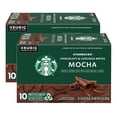 Starbucks Flavored Ground Coffee KCup Pods, Mocha, Flavored Coffee