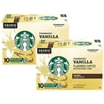 thumbnail image 1 of Starbucks Flavored Ground Coffee K-Cup Pods, Vanilla, Flavored Coffee With Other Natural Flavors, Recyclable K-Cups, 10 K-Cup Pods/Box (Pack Of 2 Boxes), 1 of 3