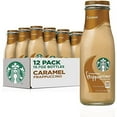 thumbnail image 1 of Starbucks Frappuccino Coffee Drink, Caramel, 13.7 Fl Oz Bottles (12 Pack) Packaging May Vary, 1 of 3