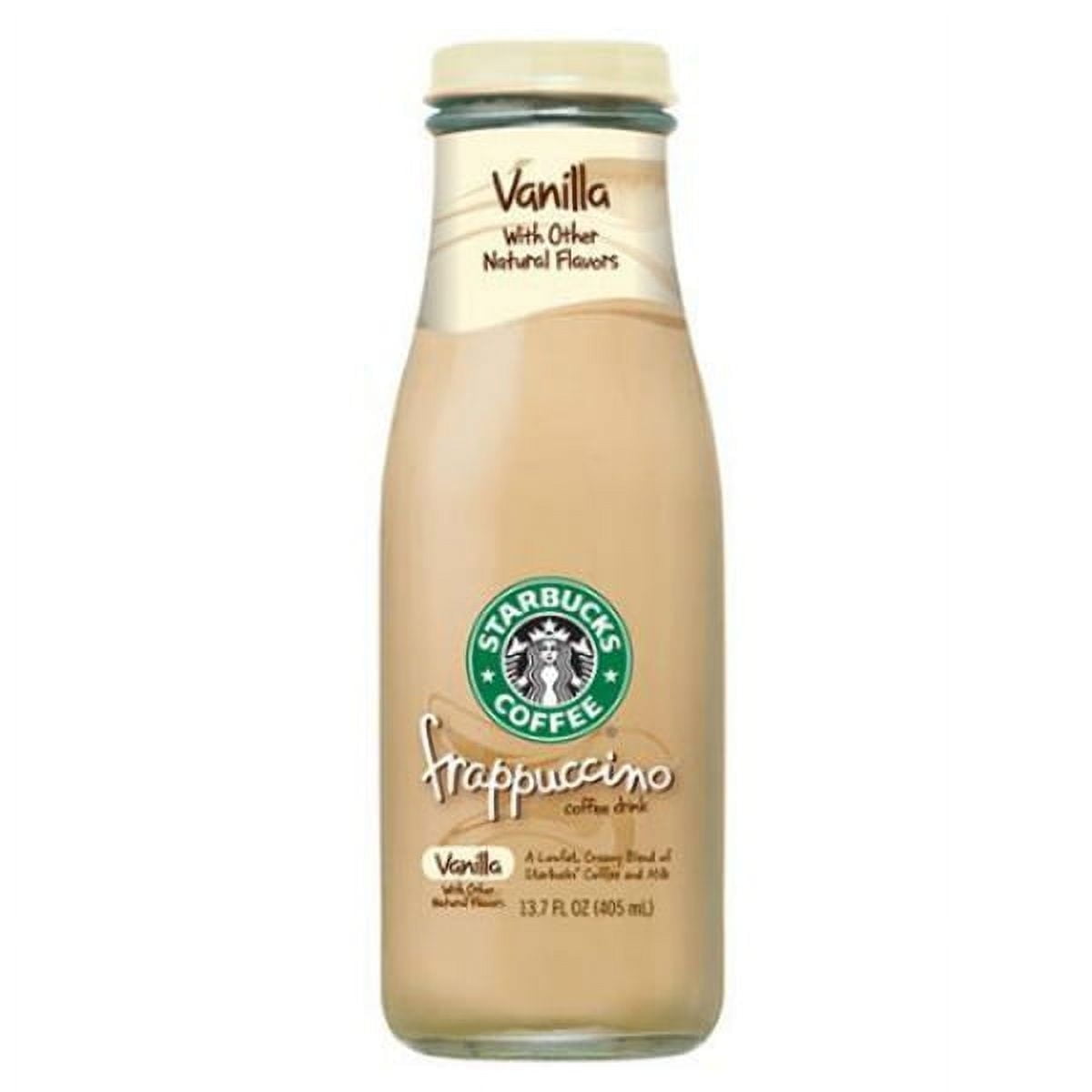 Starbucks Frappuccino Coffee Drink, Vanilla, 13.7oz Bottles (12 Pack)