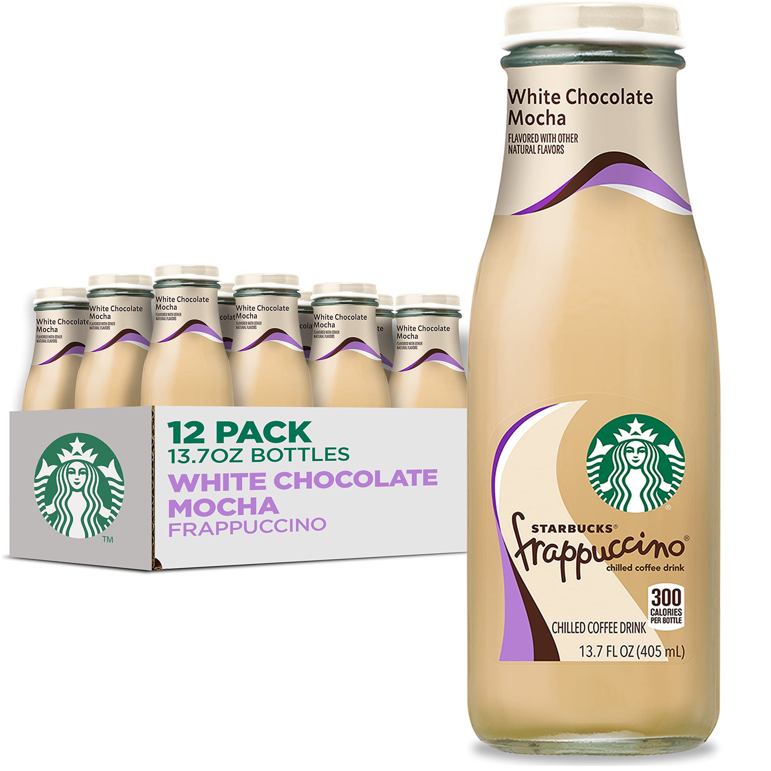 Starbucks Frappuccino Coffee Drink, White Chocolate Mocha 13.7 Fl Oz