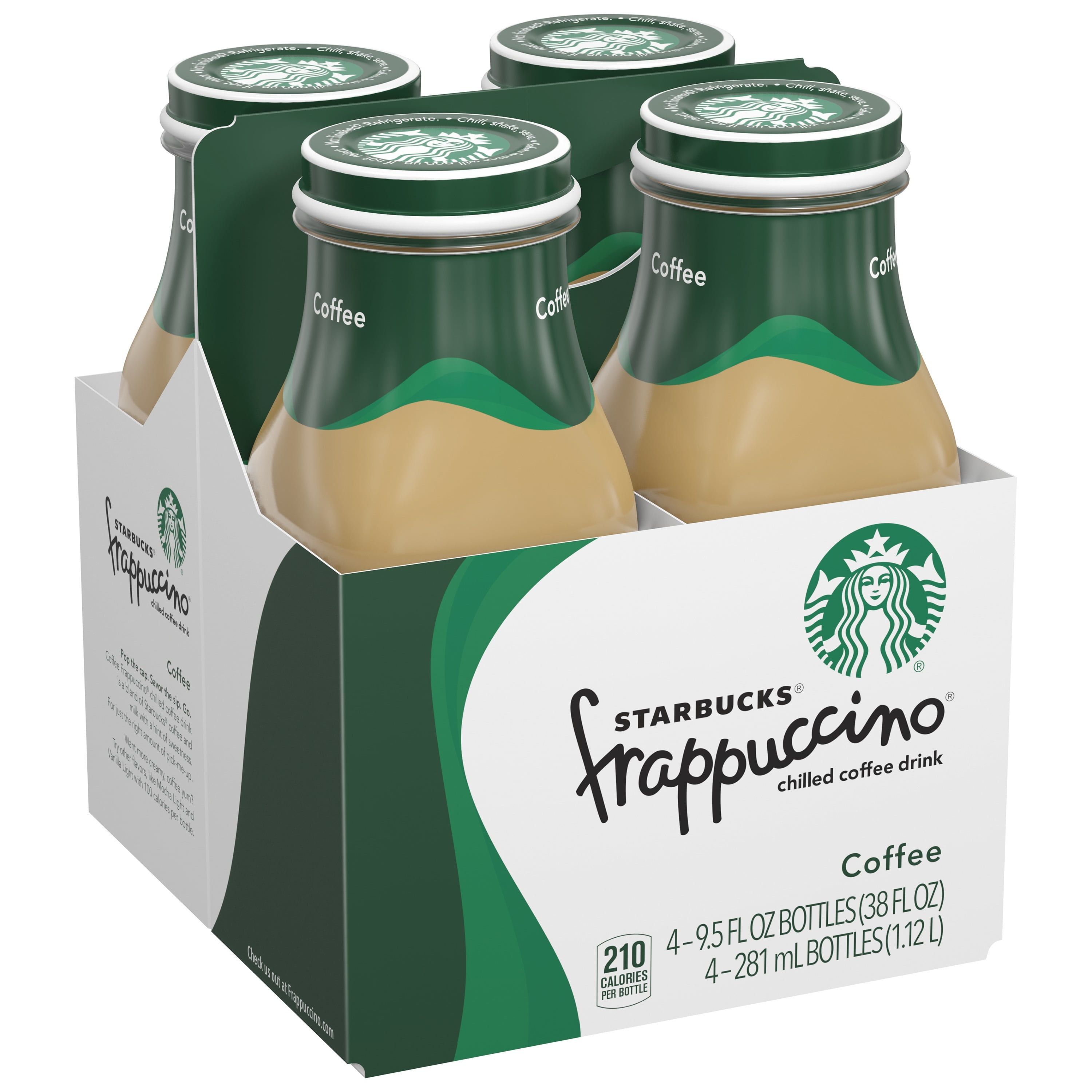 Starbucks Frappuccino Iced Coffee 9.5 oz 4 Pack Bottles