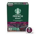 thumbnail image 1 of Starbucks French Roast, Hot or Iced Coffee, Dark Roast K-Cup Coffee Pods, 22 Count​, 1 of 9