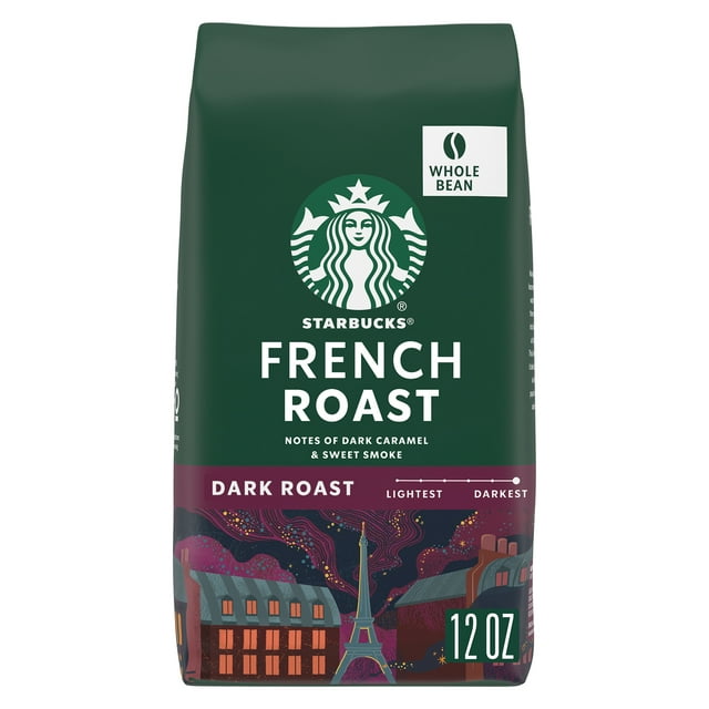 Starbucks French Roast, Whole Bean Coffee, Dark Roast, 12 oz