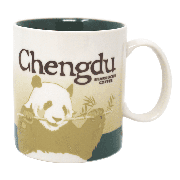 Starbucks Global Icon Series Chengdu Ceramic Mug, 16 Oz