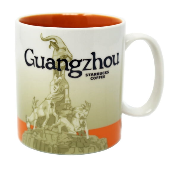 Starbucks Global Icon Series Guangzhou Ceramic Mug, 16 Oz
