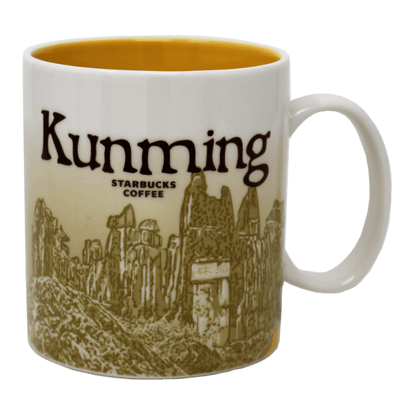 Starbucks Global Icon Series Kunming Ceramic Mug, 16 Oz