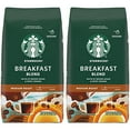 thumbnail image 1 of Starbucks Ground Coffee, Breakfast Blend, Medium Roast Coffee, Notes Of Brown Sugar & Sweet Orange, Ground 100% Arabica Coffee, 12-Ounce Bag (Pack Of 2), 1 of 3