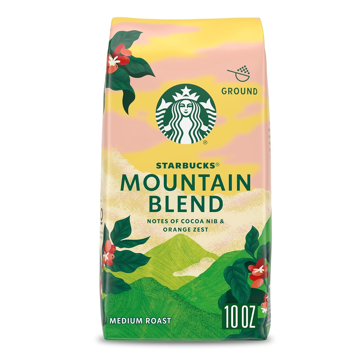 Starbucks Mountain Blend Roast Ground Coffee - 10oz
