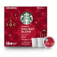 Starbucks Holiday Blend 2018 K-Cup Coffee Pods, Medium Roast, 16 Count