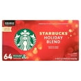Starbucks Medium Roast Holiday Blend Keurig KCups Coffee (64 Count