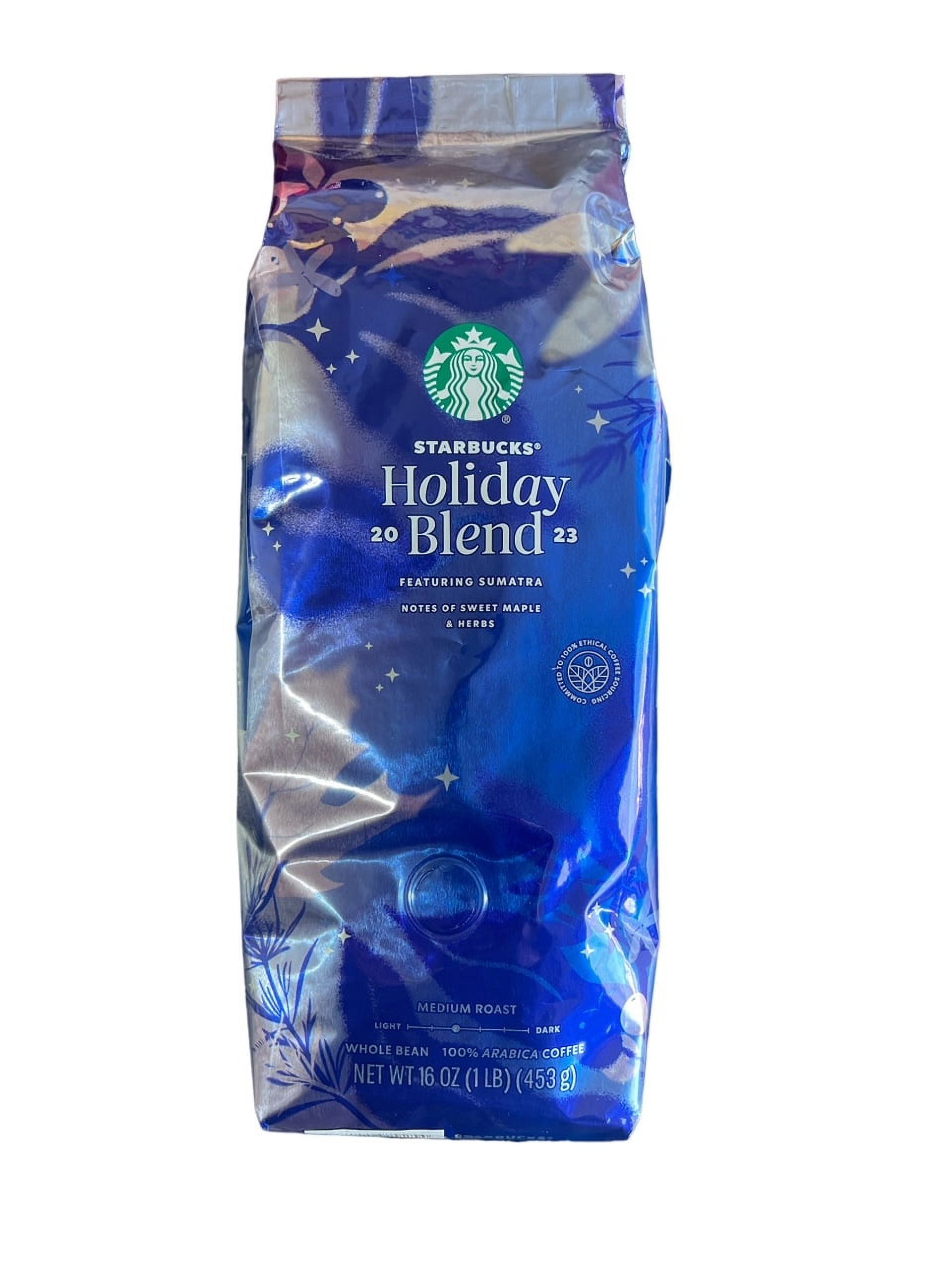Starbucks Holiday Blend Coffee Whole Bean Featuring Sumatra - 1Lb (16