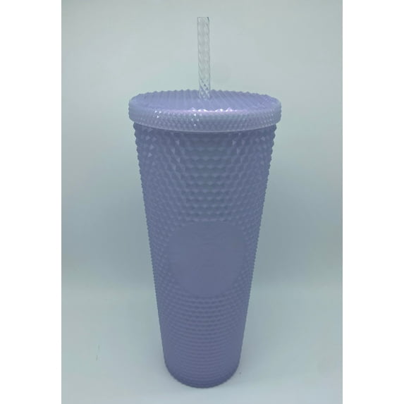 Starbucks Holiday Christmas 2021 Icy Llilac Bling Studded Cold Tumbler 24oz New