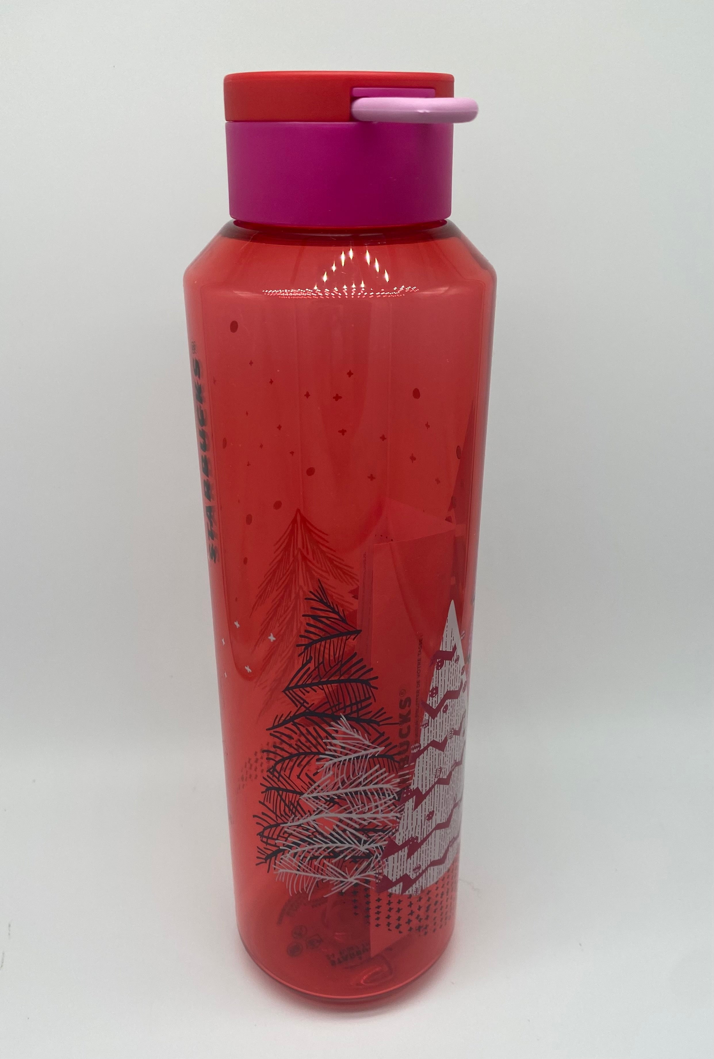 Starbucks Holiday Christmas Tree 2021 Plastic Water Bottle 24oz New