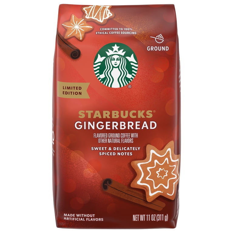 Starbucks Christmas Ground Coffee - 11oz Gingerbread Spice Holiday