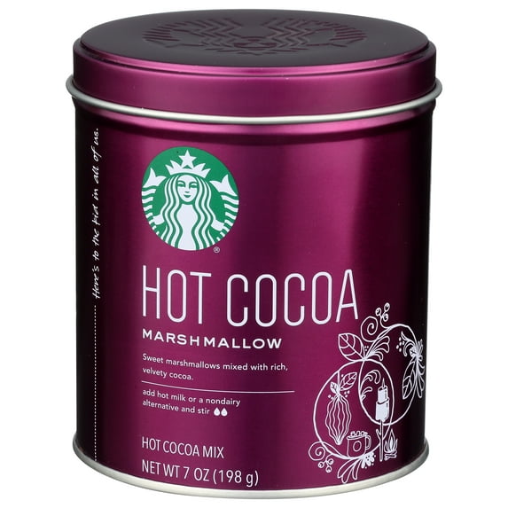 Starbucks Hot Cocoa Marshmallow Tin, 7 oz.