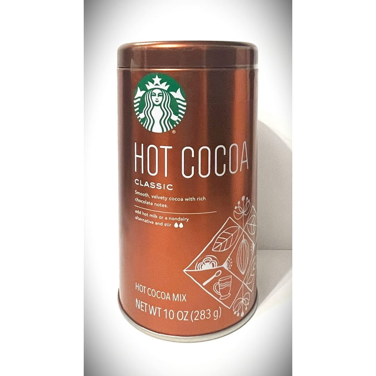 Starbucks Hot Cocoa Mix Classic 10 Oz Bronze Gift Tin 8