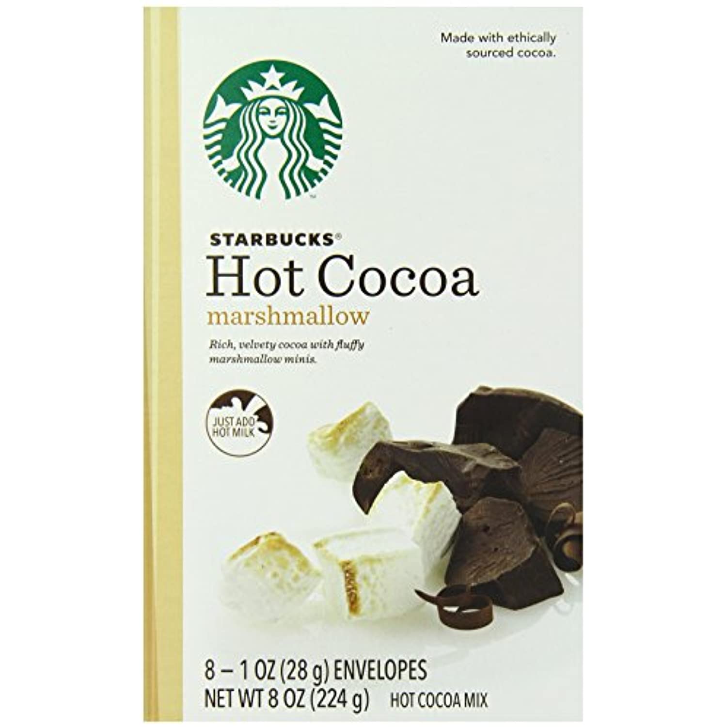 Starbucks Hot Cocoa Mix, Toasted Marshmallow, 8 Ounce