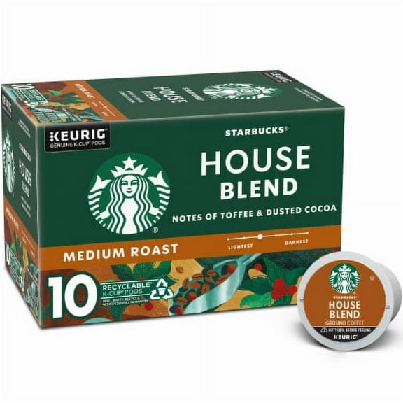 Starbucks House Blend Medium Roast K-Cup Coffee Pods