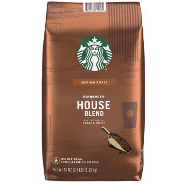 Starbucks House Blend Whole Bean Coffee (40 oz.) 1 Bag