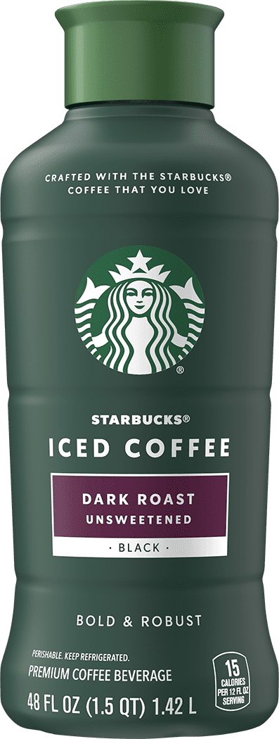 Starbucks Iced Coffee Beverage, Dark Roast with Buttermilk, 48 fl oz
