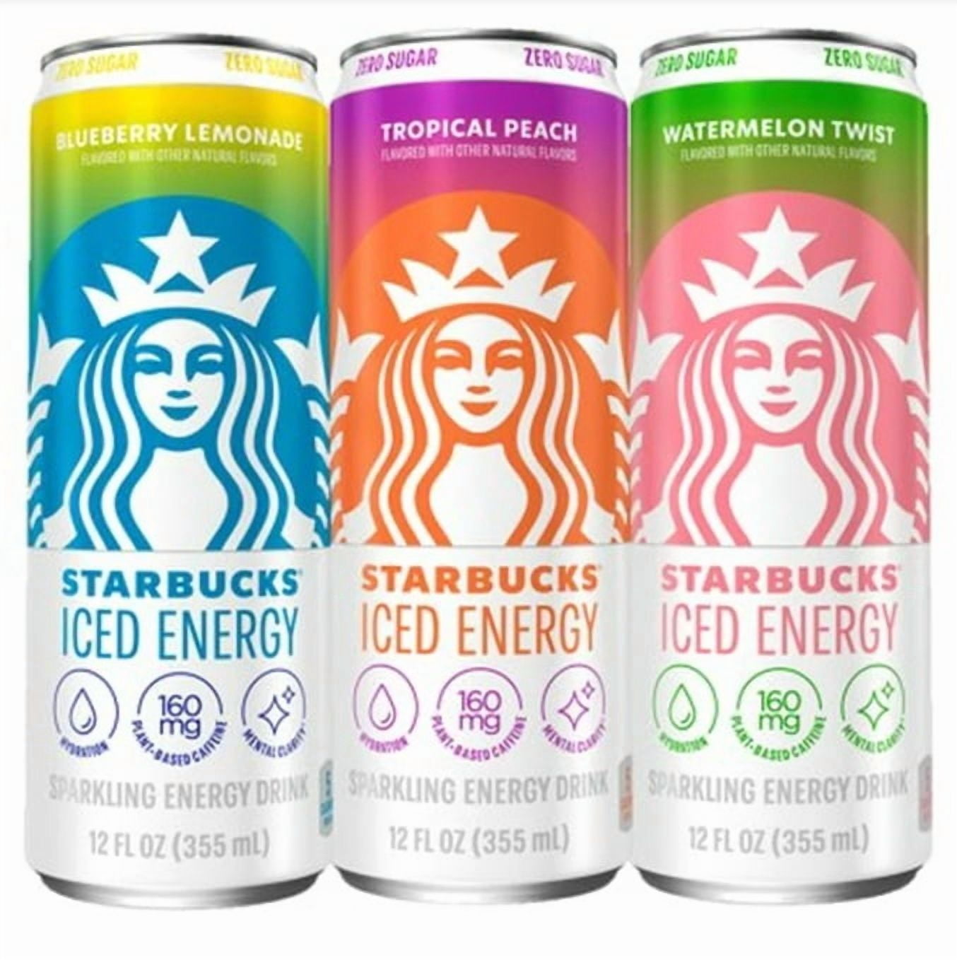 Starbucks Iced Energy Variety Pack, 12 Oz Cans (Pack of 12