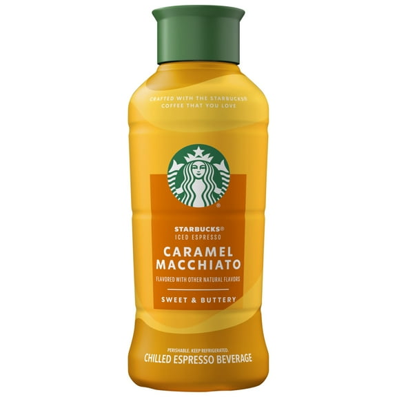 Starbucks Iced Espresso Beverage Caramel Macchiato 40 Fl Oz