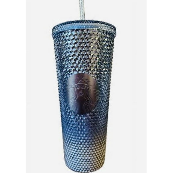 Starbucks Icicle 24 oz Blue, Silver Stainless Steel Tumbler