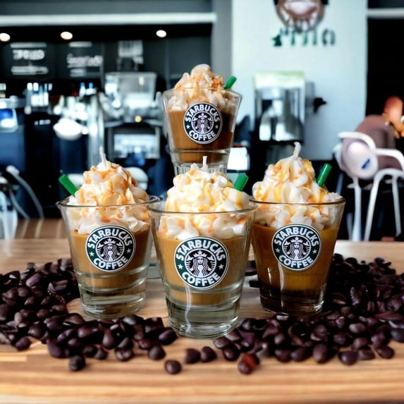 Starbucks Inspired Candle | Coffee Candle | Scented Candle | Candle | Unique Candle (8oz)