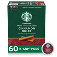 Starbucks KCup Coffee Pods, Cinnamon Dolce Flavored Coffee for Keurig