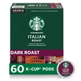 thumbnail image 1 of Starbucks K-Cup Coffee Pods—Dark Roast Coffee—Italian Roast For Keurig Brewers—100% Arabica—6 Boxes (60 Pods Total), 1 of 3