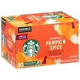 thumbnail image 1 of Starbucks K Cup Coffee Pods  Light Roast Coffee  Pumpkin Spice  Fall Limited Edition  1 box (10 pods), 1 of 7