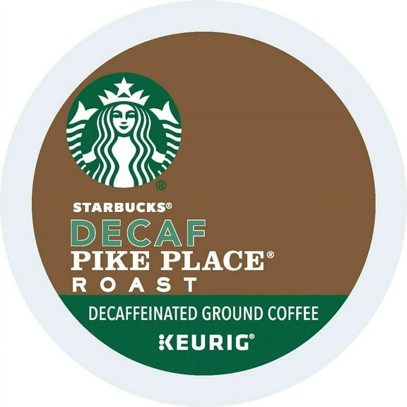 Starbucks K-Cup Decaf Pike Place Roast Coffee - 24 / Box | Bundle of 5 Boxes