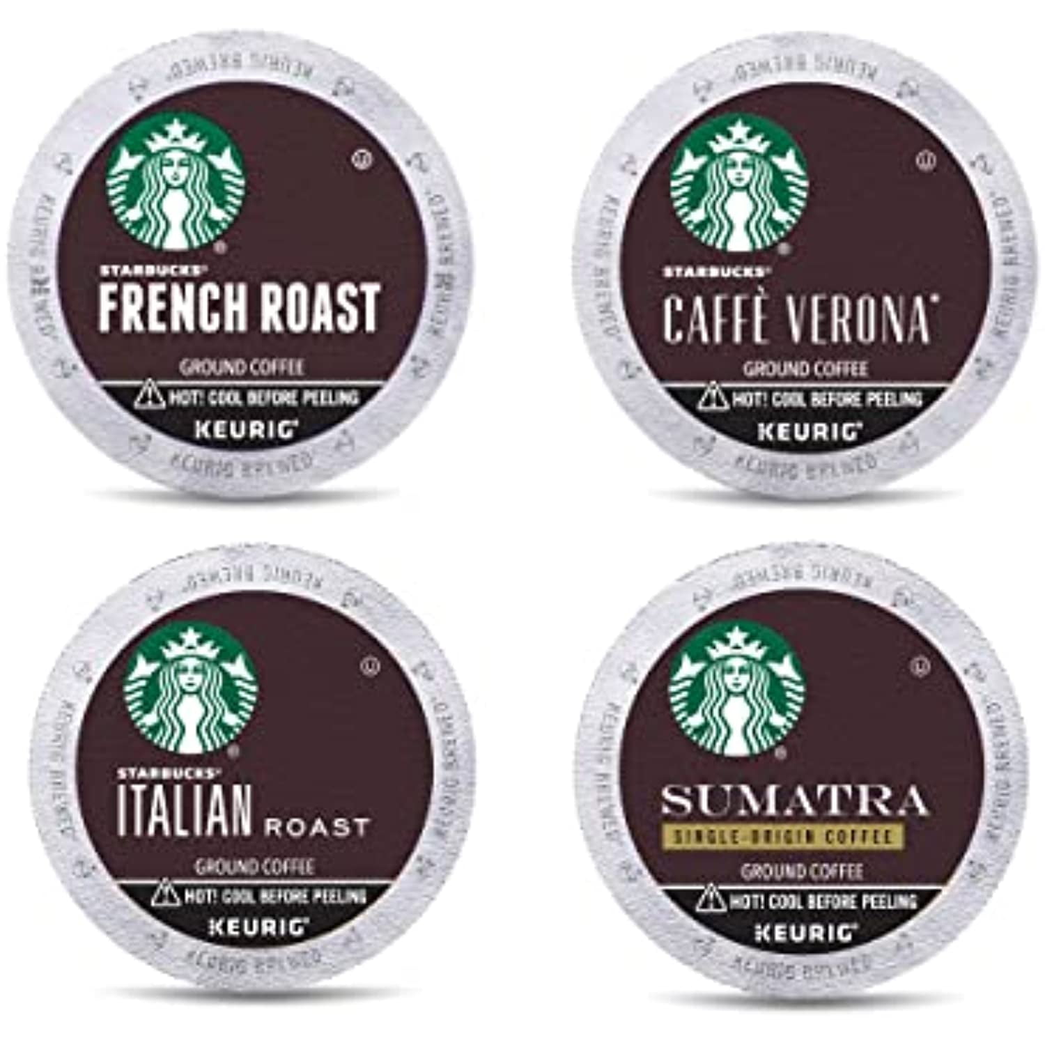 Starbucks K-Cup Pods Roast Coffee, 100% Arabica, Dark Variety, 96 Count