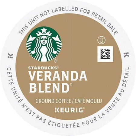 Starbucks Veranda Blend K-Cup Compatible with Drip-coffee Brewer - Veranda Blend, Mellow, Toasted Nut, Soft Cocoa - Blonde - 24 / Box
