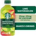 thumbnail image 1 of Starbucks Refreshers Concentrate Lime Watermelon, Refreshing Drink, Cold Drinks  32 fl oz, 1 of 11
