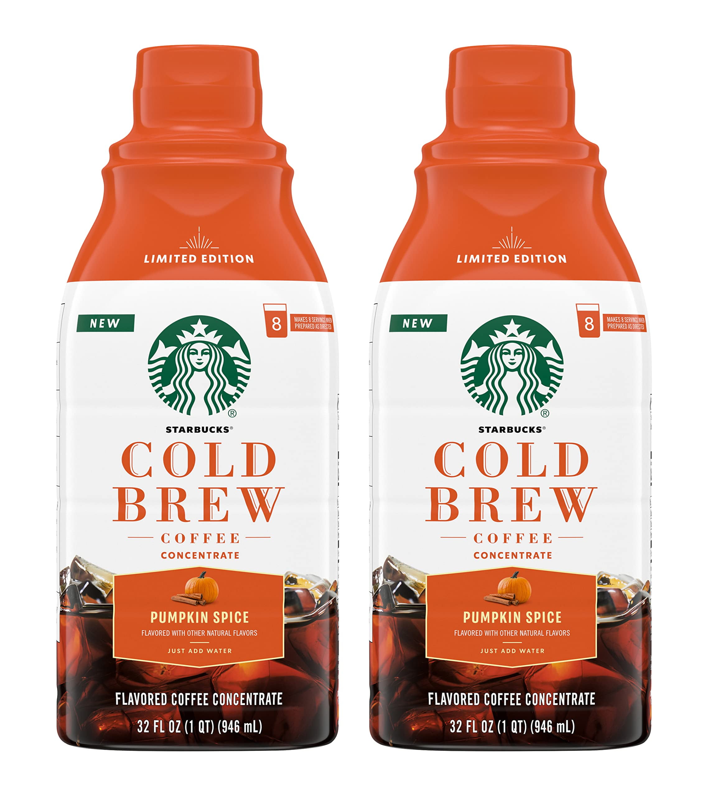 Starbucks Limited Edition Cold Brew Coffee Concentrate, Pumpkin Spice