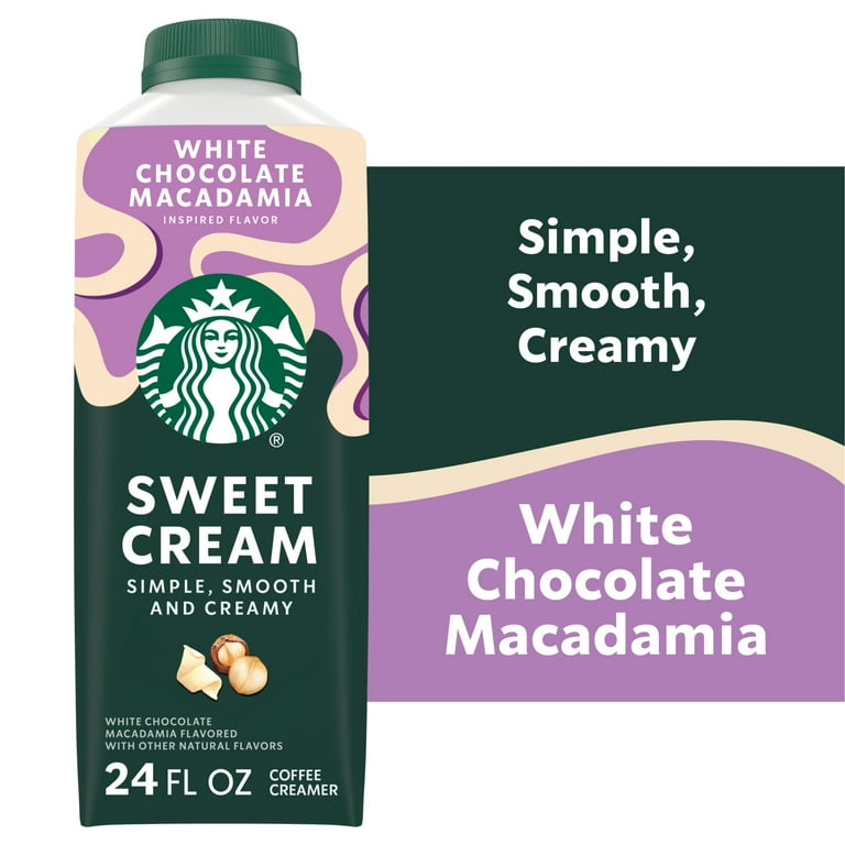 Starbucks White Chocolate Macadamia Flavored Sweet Cream Creamer