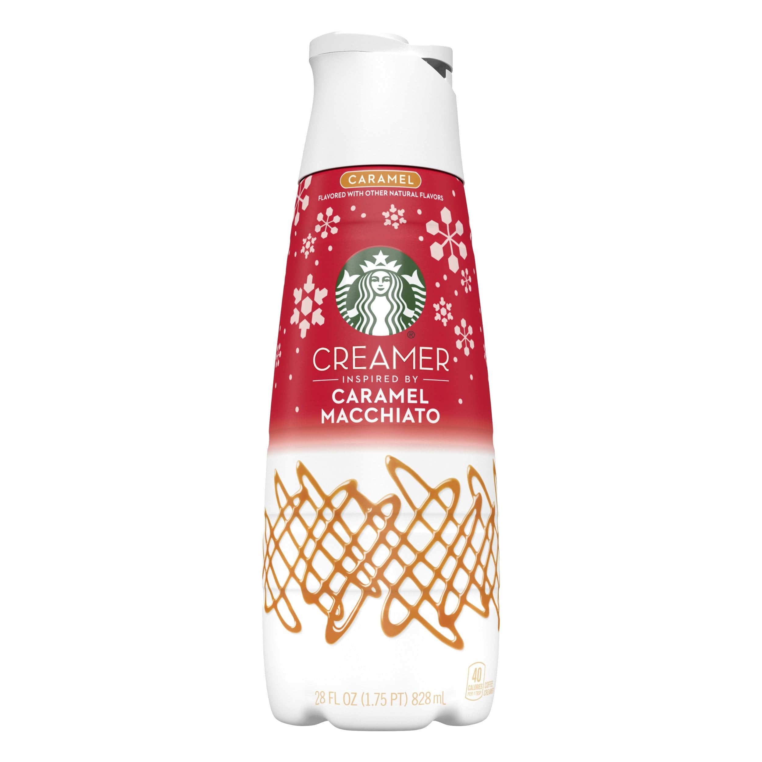 Starbucks Liquid Coffee Creamer, Caramel Flavored Creamer 28 Fl Oz