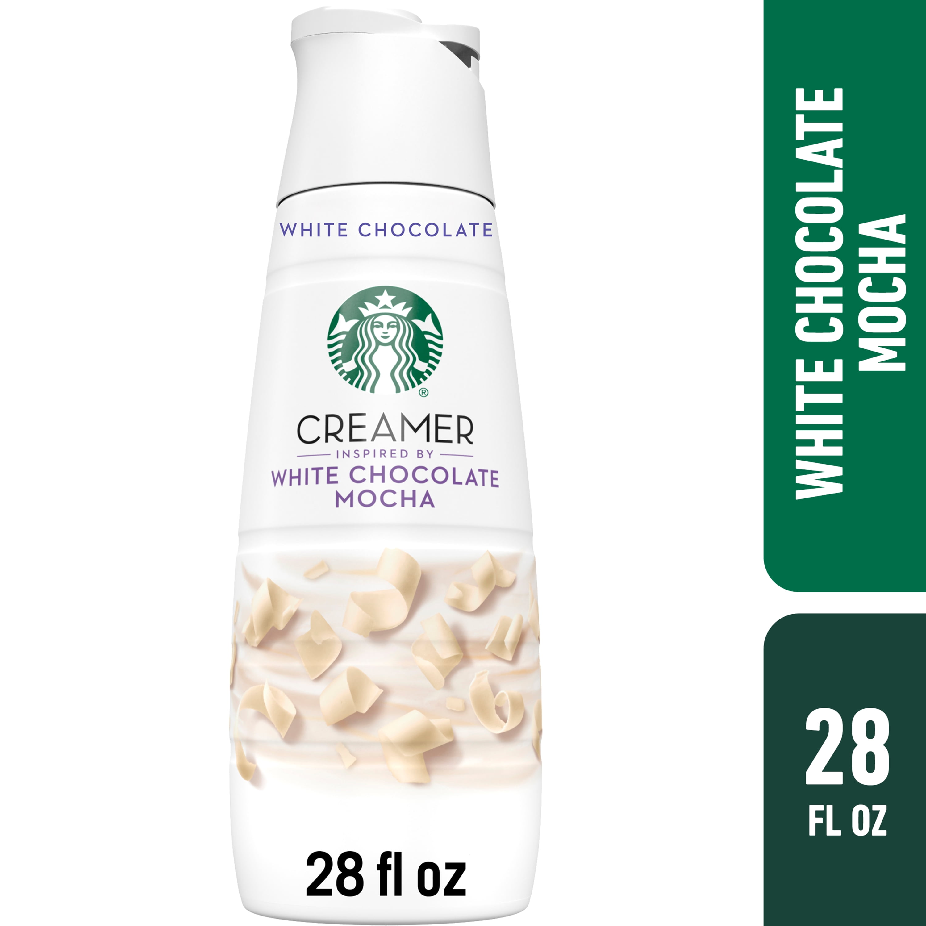 Starbucks Liquid Coffee Creamer, White Chocolate, Inspired by White Chocolate Mocha, 28 fl oz Bottle