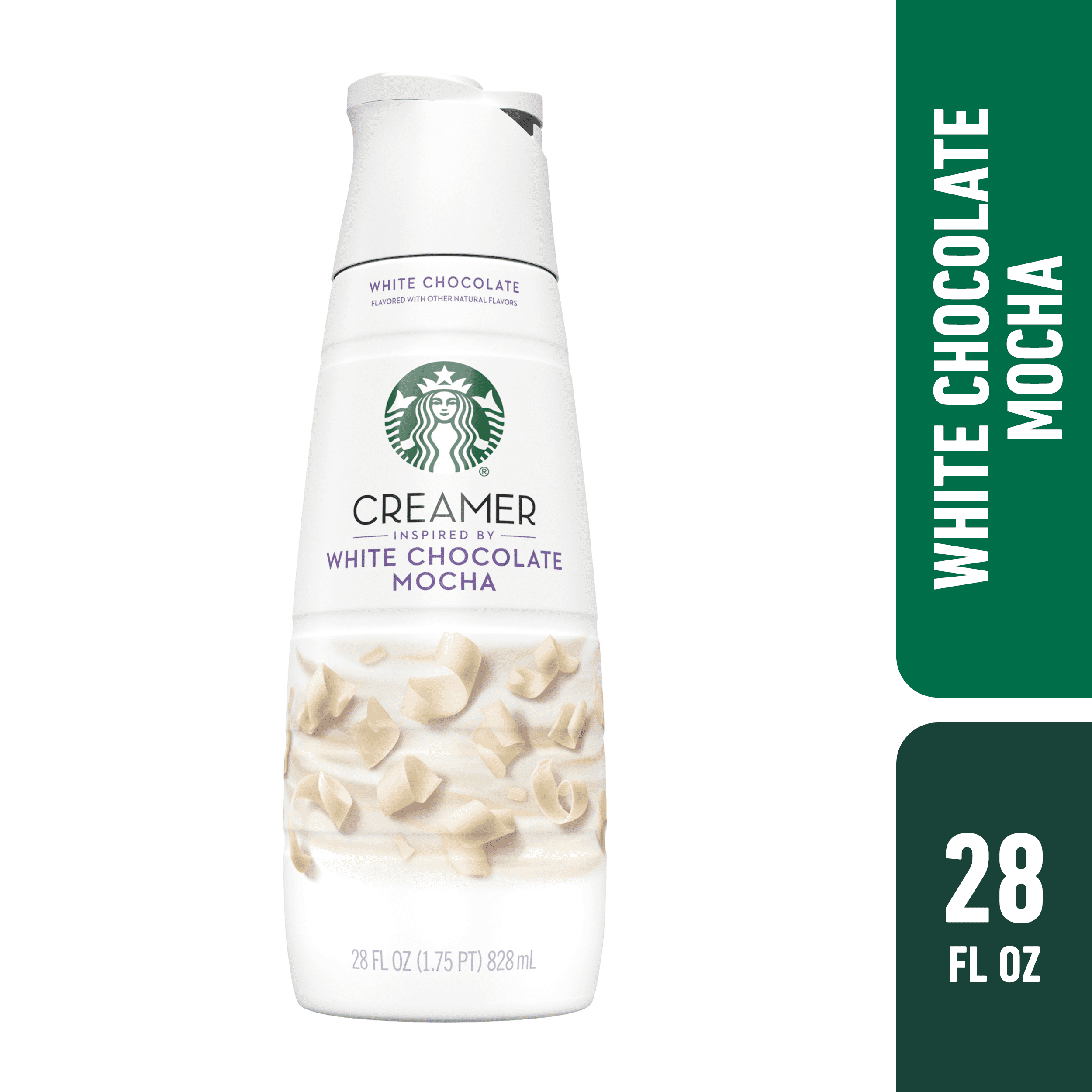 Starbucks Liquid Coffee Creamer, White Chocolate, Inspired by White Chocolate Mocha, 28 fl oz Bottle