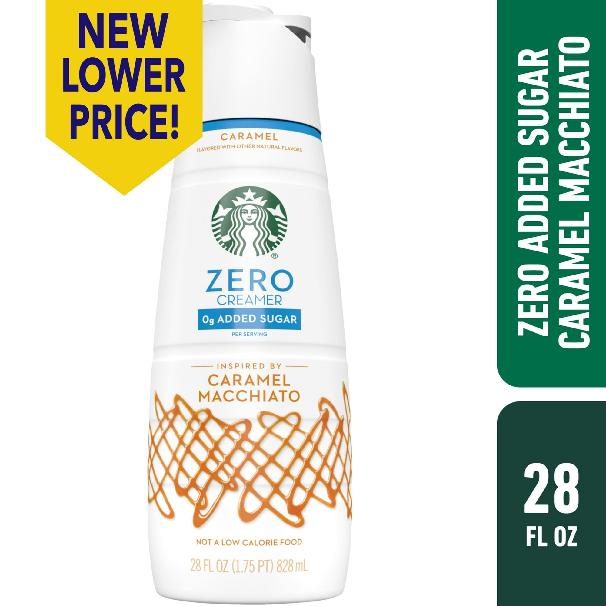 Starbucks Liquid Coffee Creamer, Zero Added Sugar, Caramel Macchiato