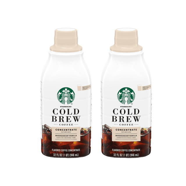 (2 pack) Starbucks Madagascar Vanilla Naturally Flavored, Bottled Cold