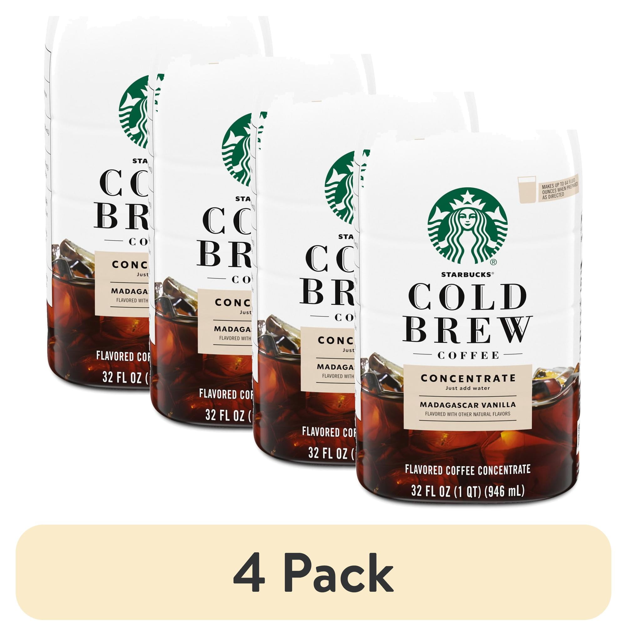 (4 pack) Starbucks Madagascar Vanilla Naturally Flavored, Bottled Cold